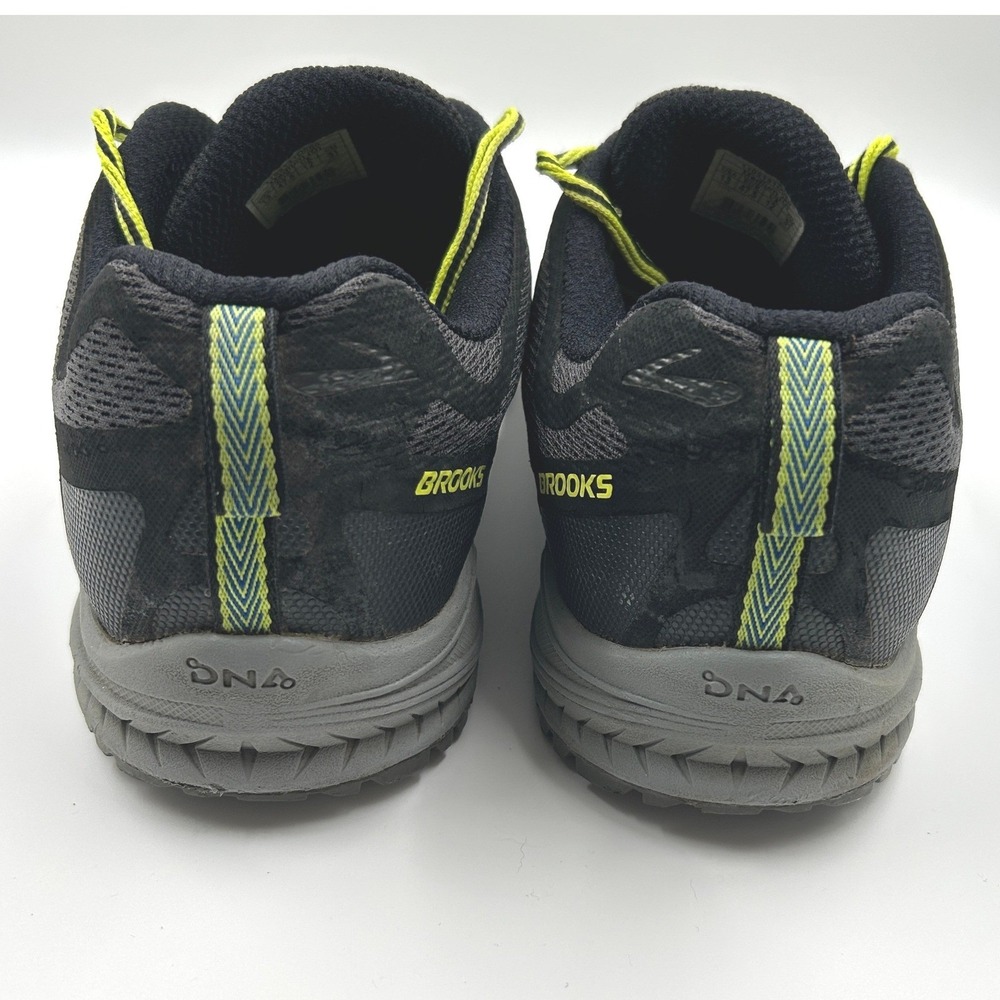 Brooks Cascadia 11 Trail Running Shoes Size 13 Black Blue Yellow Gorpcore - Picture 6 of 8